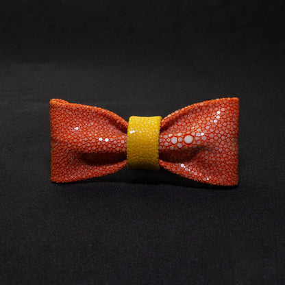 Stingray Bow Tie<br>Orange × Yellow