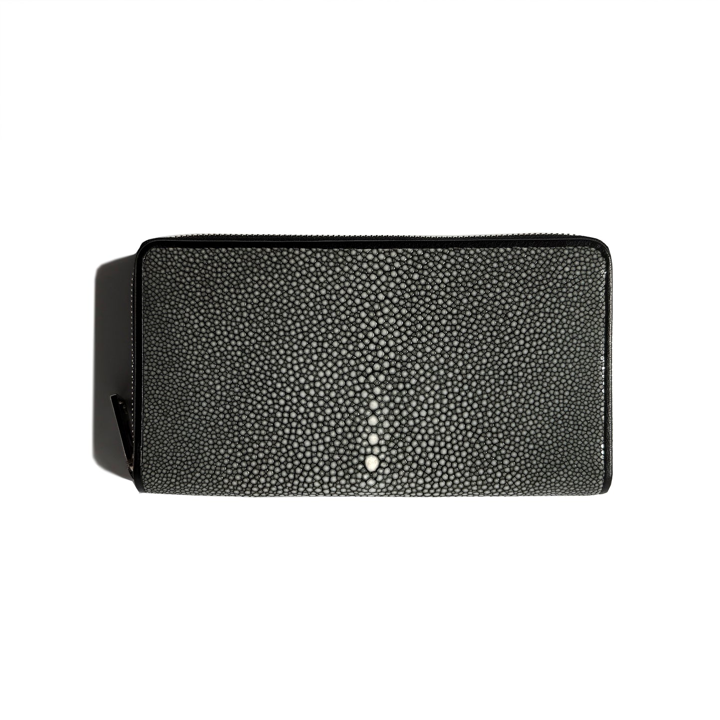 Go-One Stingray Leather Long Wallet<br>Black