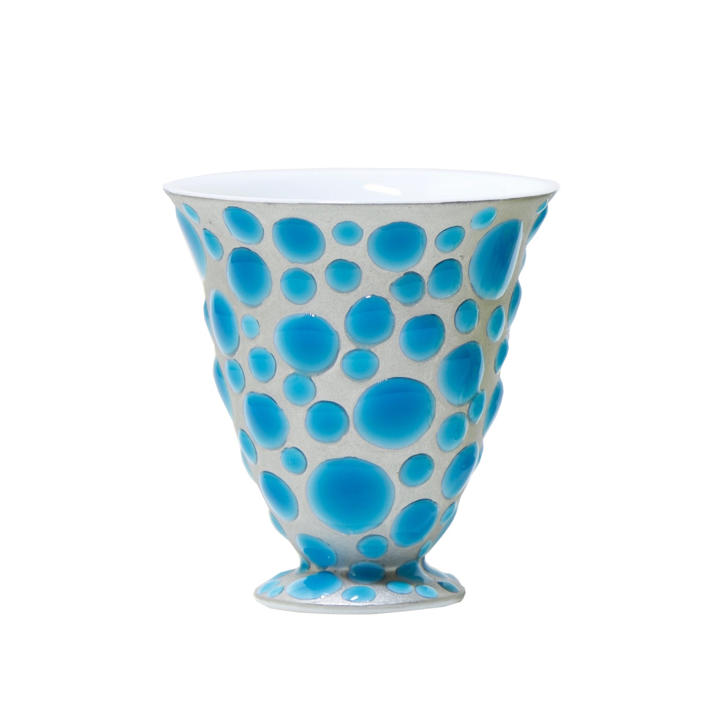 Gumpu Nakamura Kutani Ware Cup<br>"Memory of Water" Light Blue