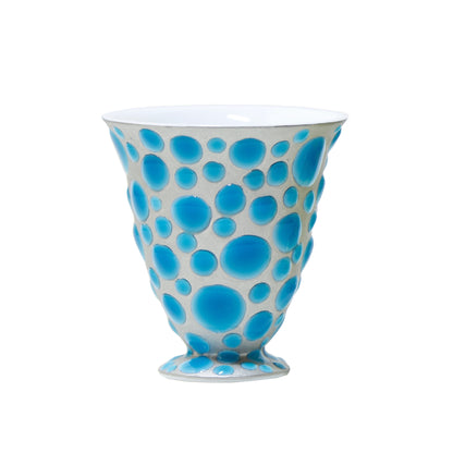Gumpu Nakamura Kutani Ware Cup<br>"Memory of Water" Light Blue