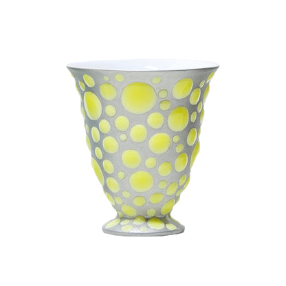 Gumpu Nakamura Kutani Ware Cup<br>"Memory of Water" Yellow