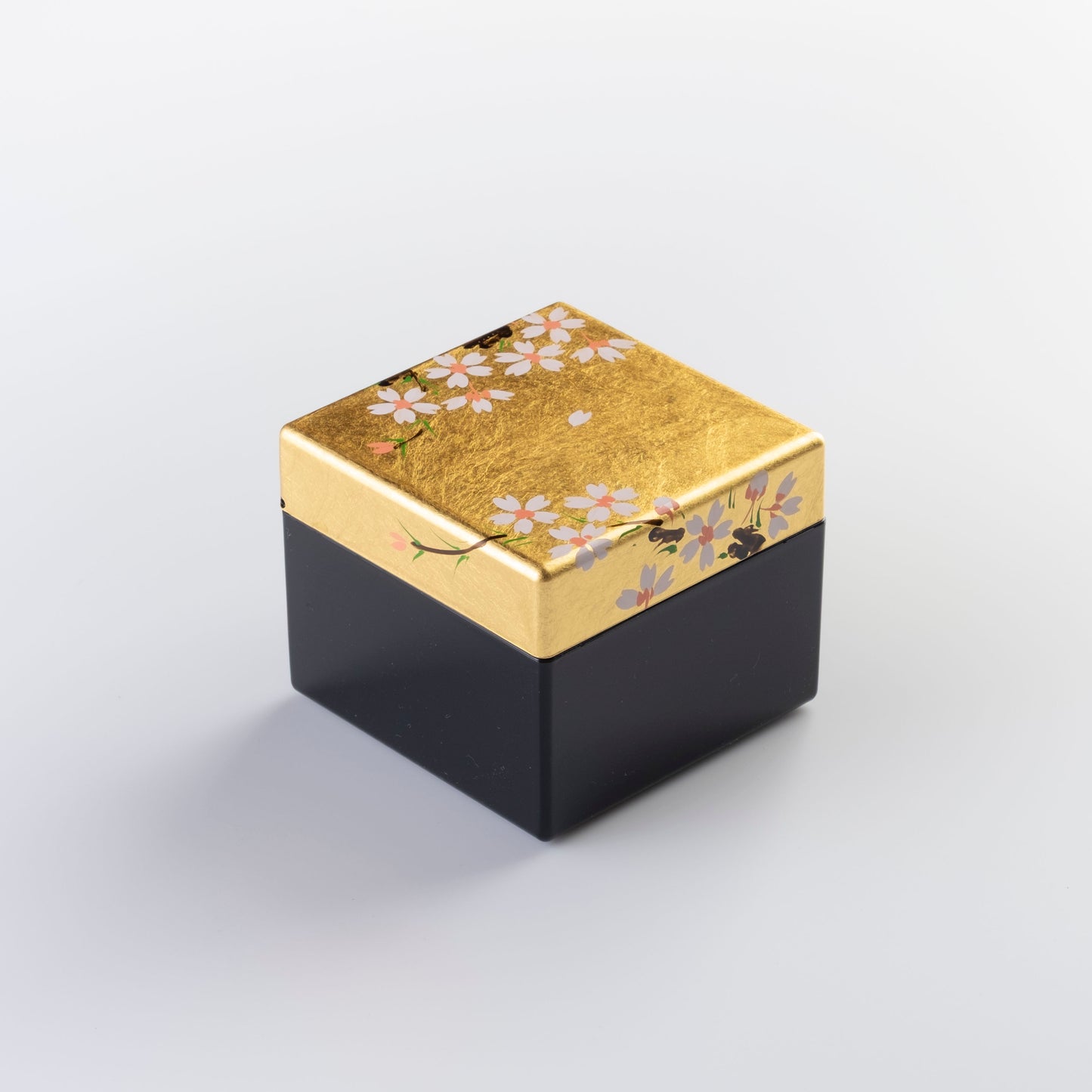 Gold Leaf Jewelry Box<br>Cherry Blossom