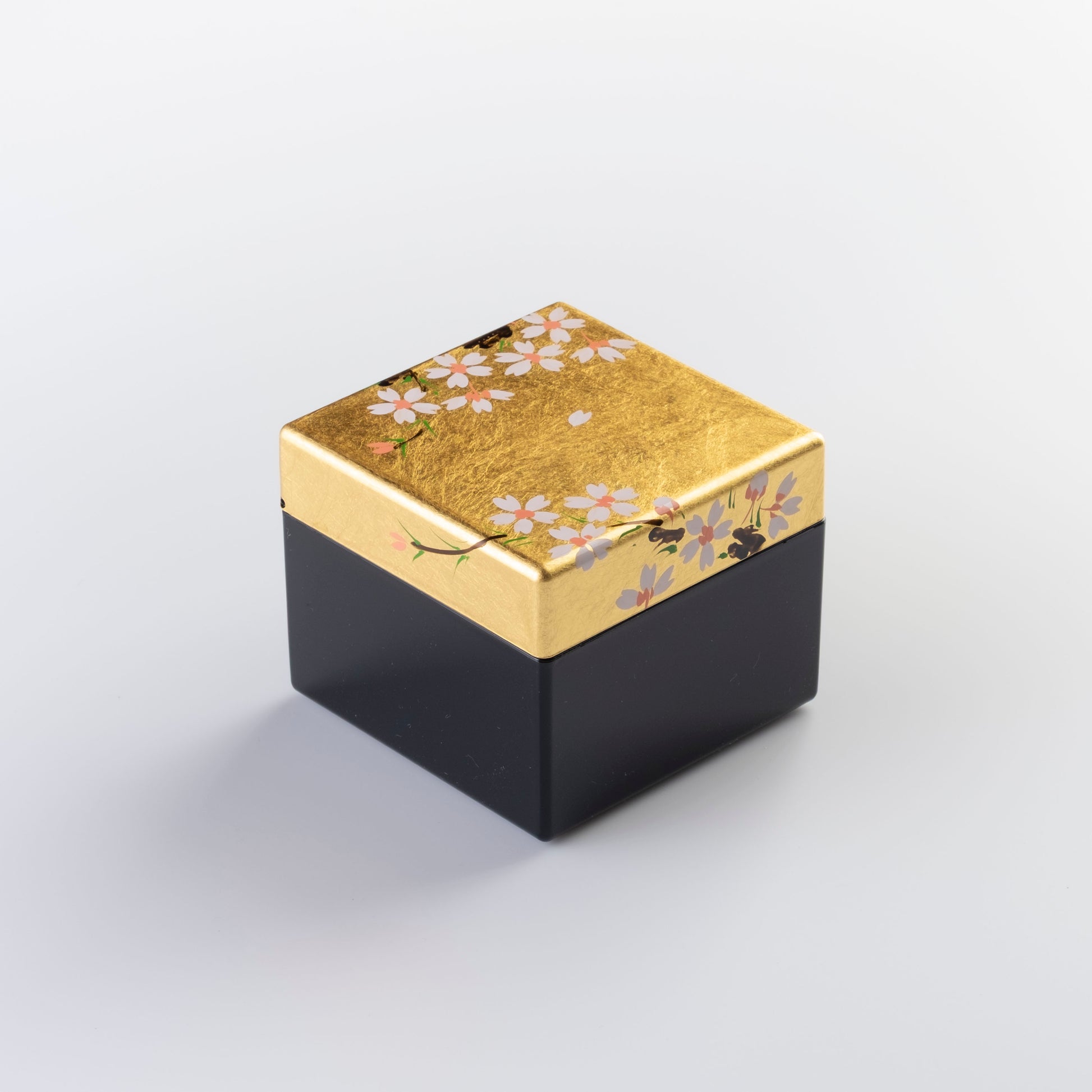 Gold Leaf Jewelry Box<br>Cherry Blossom