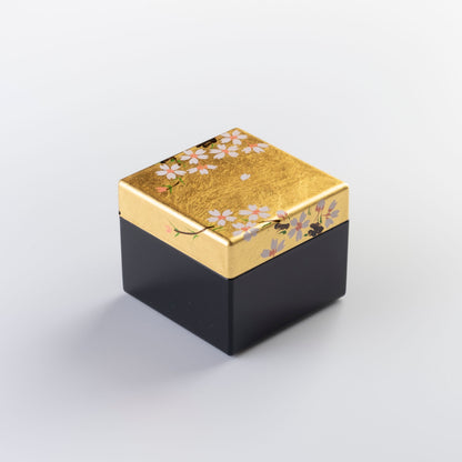 Gold Leaf Jewelry Box<br>Cherry Blossom
