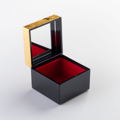 Gold Leaf Jewelry Box<br>Plum Blossom
