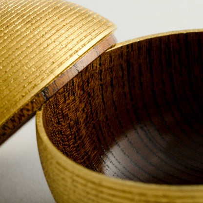Hakuza Sensuji Mari Gold Leaf Box<br>Large / Towa-iro