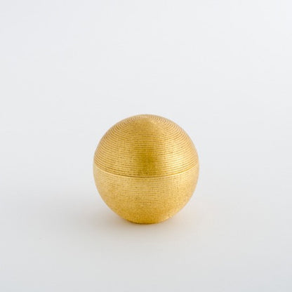 Hakuza Sensuji Mari Gold Leaf Box<br>Small / Towa-iro