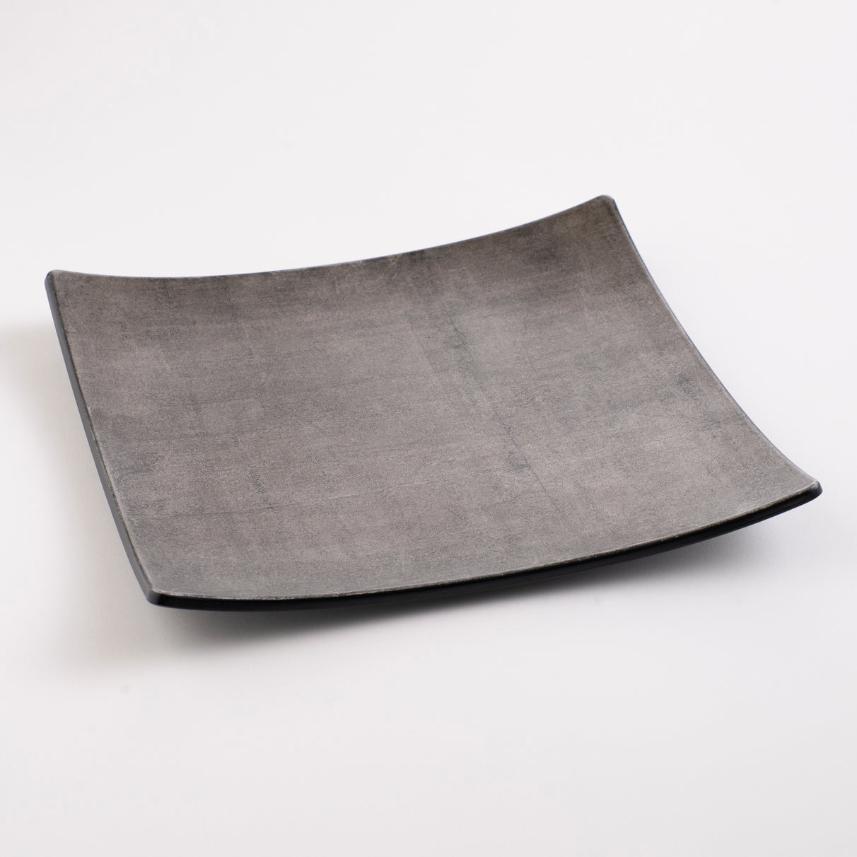 Tsukikage Gold Leaf Plate<br>Silver / Large