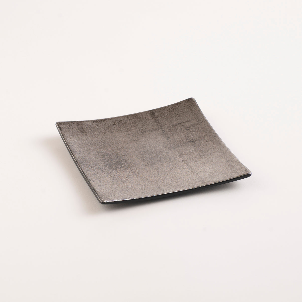 Tsukikage Gold Leaf Plate<br>Silver / Small