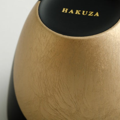 Hakuza Urushi Gold-Platinum Leaf Cup<br>Black