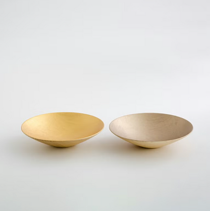 Wood Gold Leaf Bowl<br>Towa-iro & Kuon-iro Set