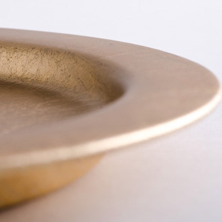 Wood Gold Leaf Plate<br>Kuon-iro / Small
