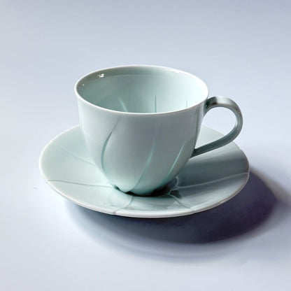 Coffee Cup: Dia. 3.3 × H 2.6 in (85 × 65 mm)