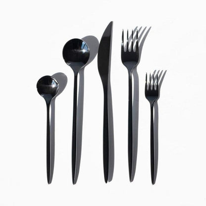 5 piece set / black