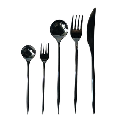 5 piece set / black
