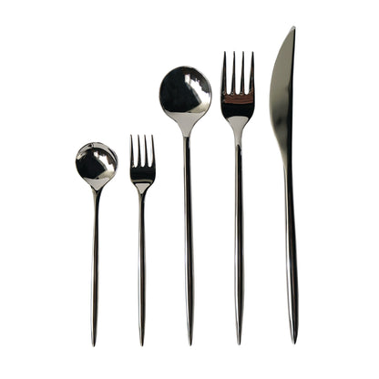 5 piece set / silver