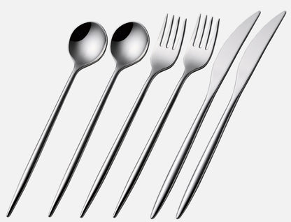 6 piece set / silver