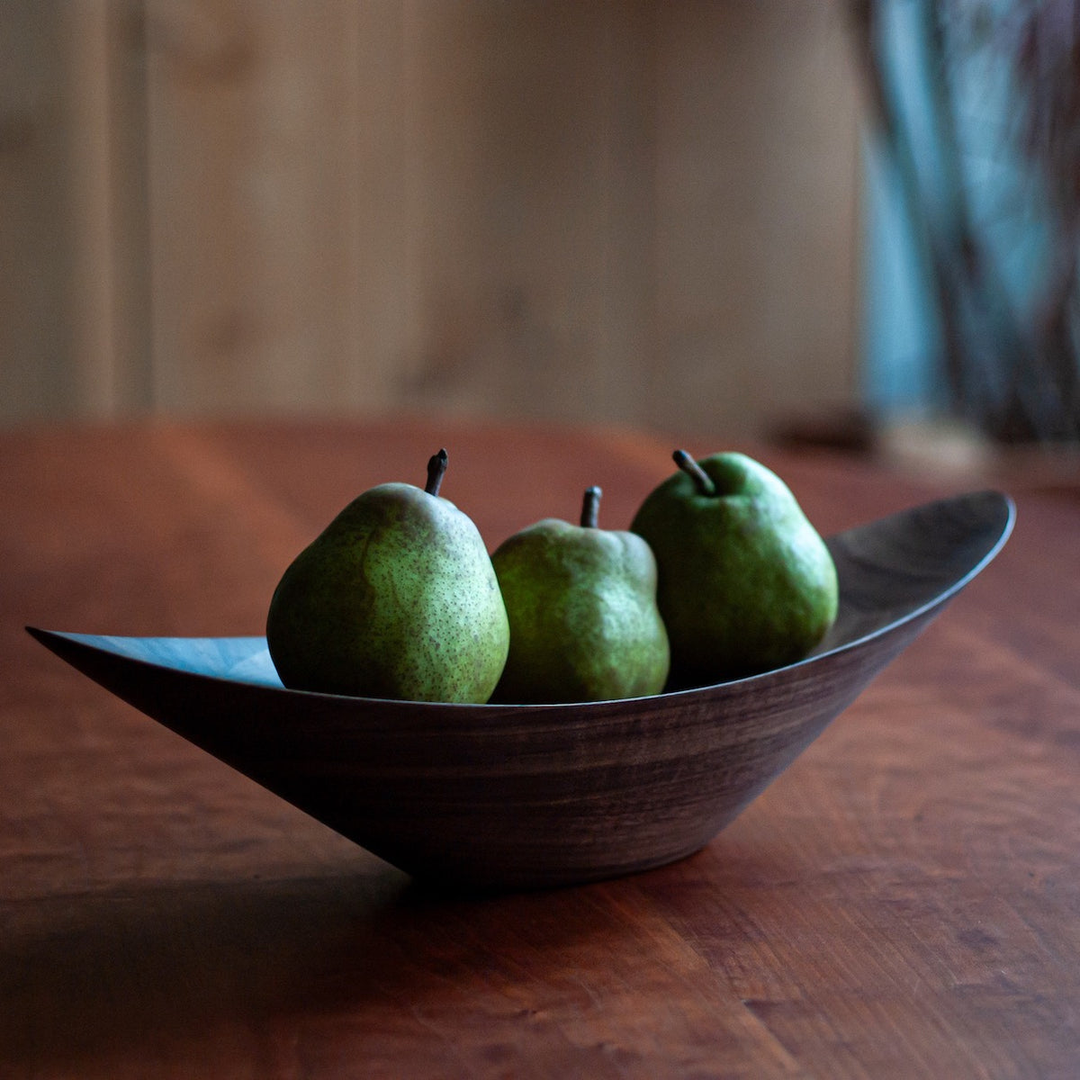 Walnut Fruit Basket