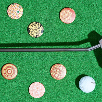 Kutani Ware Porcelain Golf Ball Marker