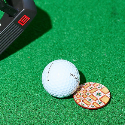 Kutani Ware Porcelain Golf Ball Marker
