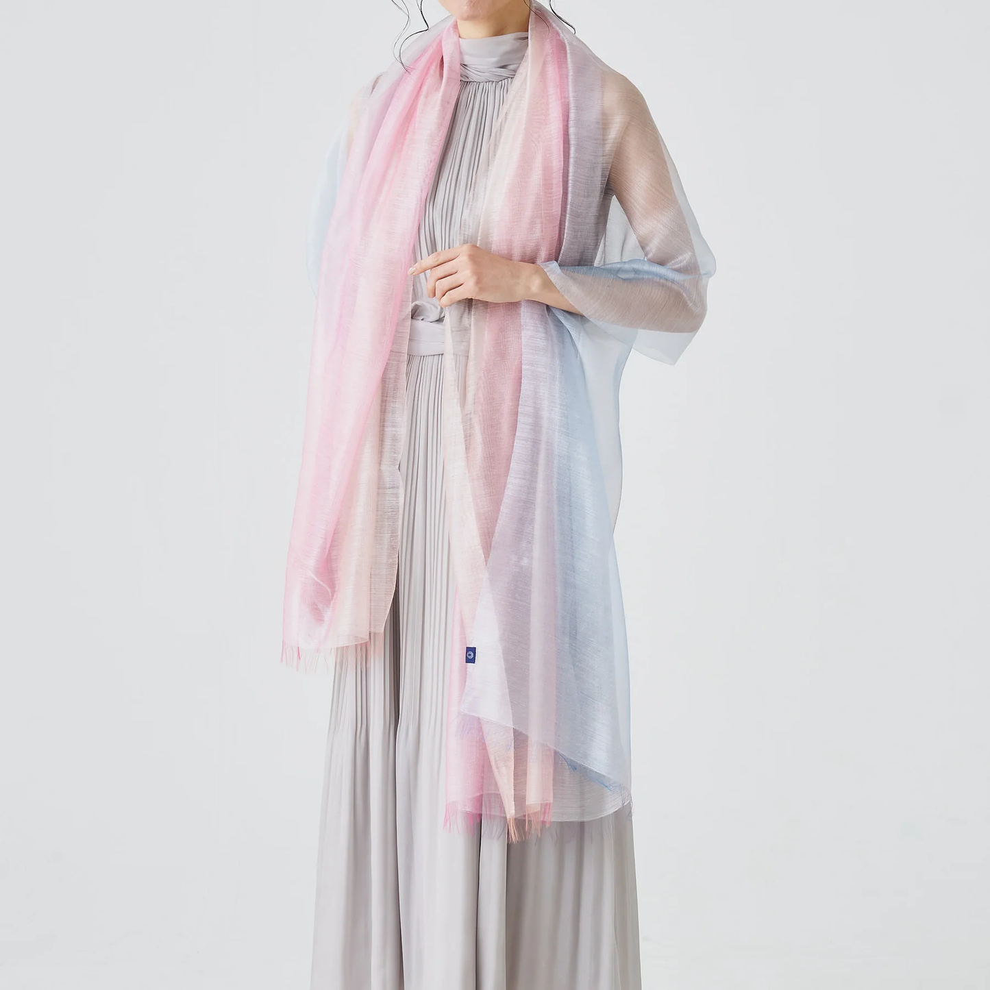 Ultra-Fine Silk Cashmere Stole "Gokusai"　