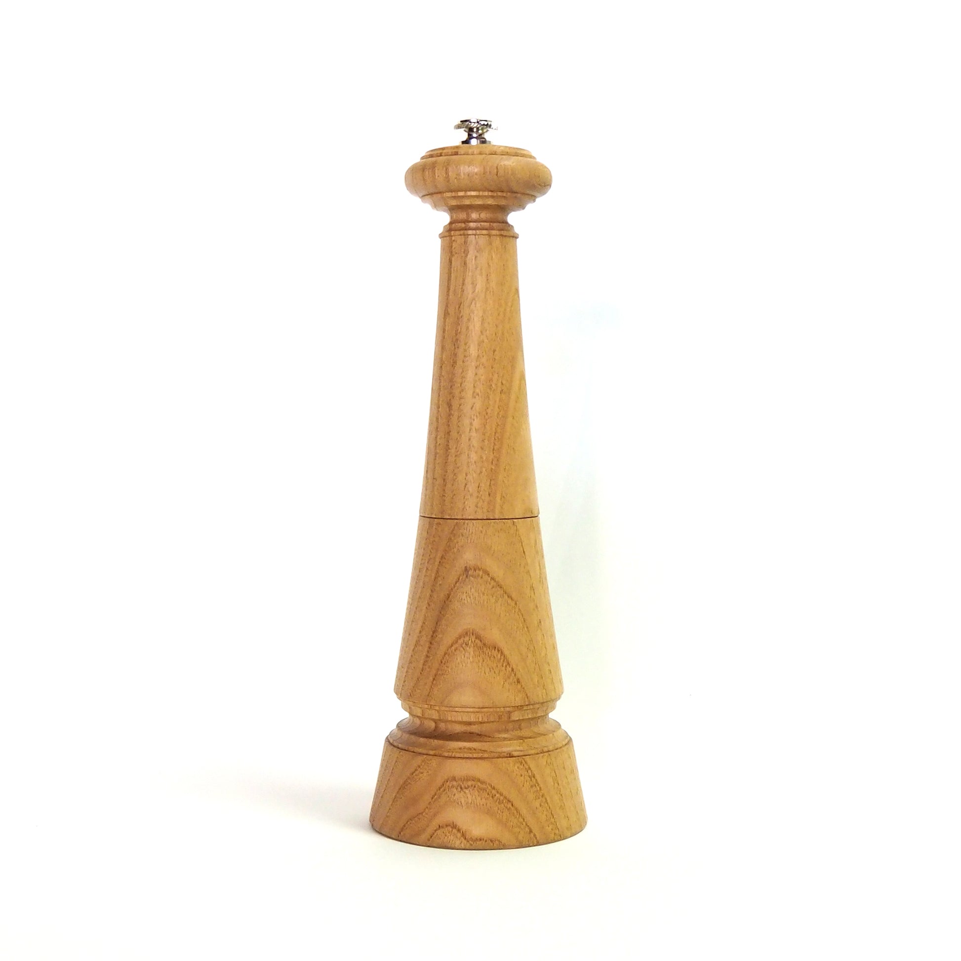 Seattle Tower: Diameter 3.0 in (76 mm) · H 9.0 in (228 mm) / Chestnut