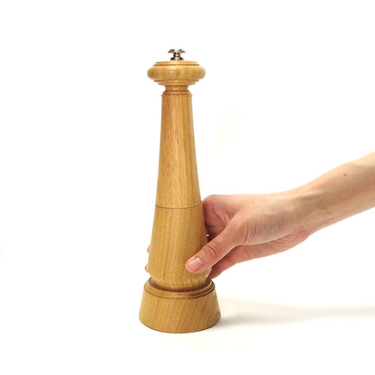 Seattle Tower: Diameter 3.0 in (76 mm) · H 9.0 in (228 mm) / Chestnut