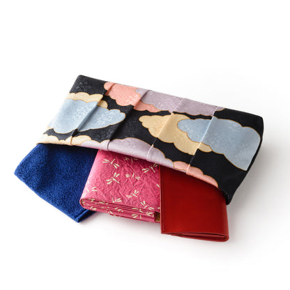 Kimono Fabric Clutch Bag