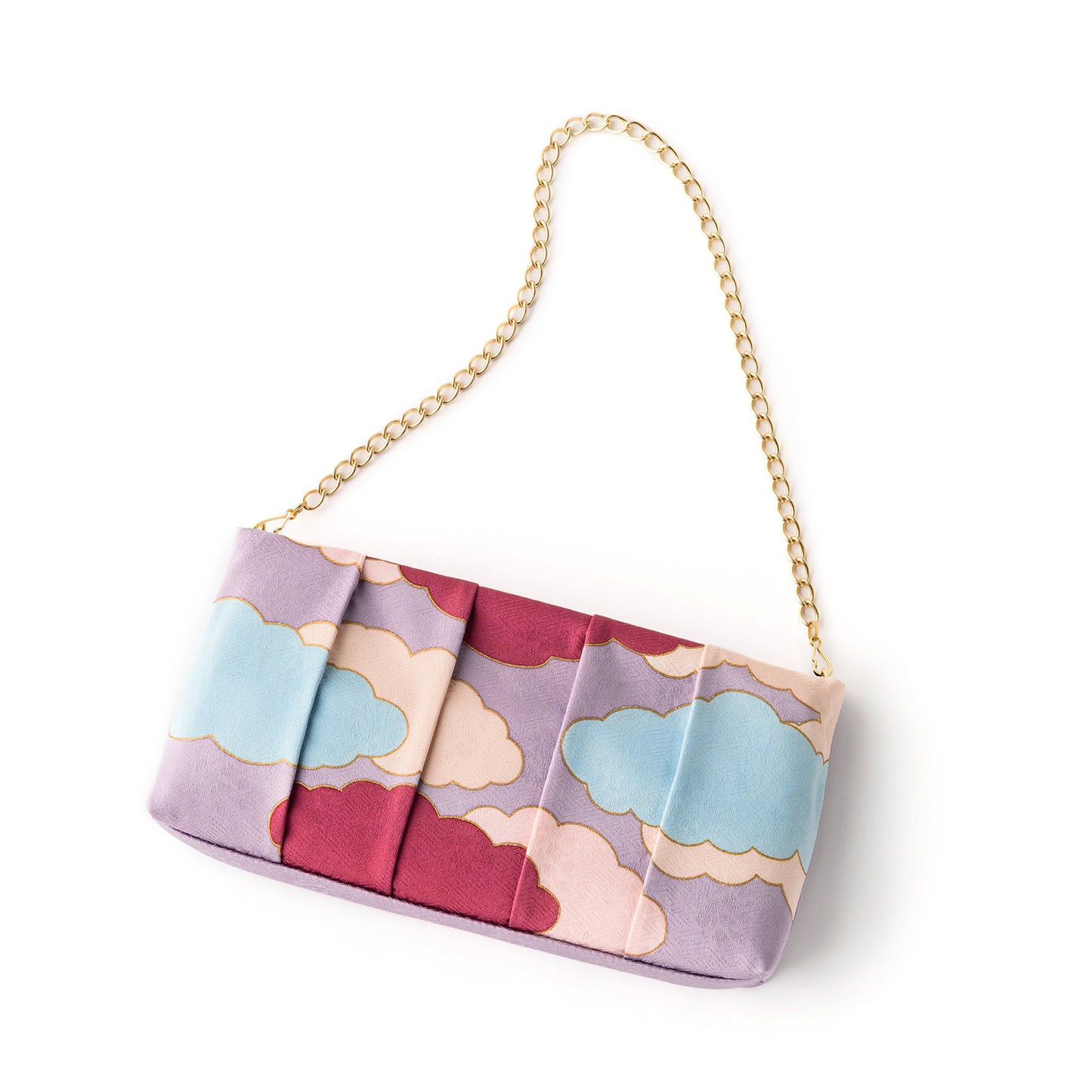 Kimono Fabric Clutch Bag