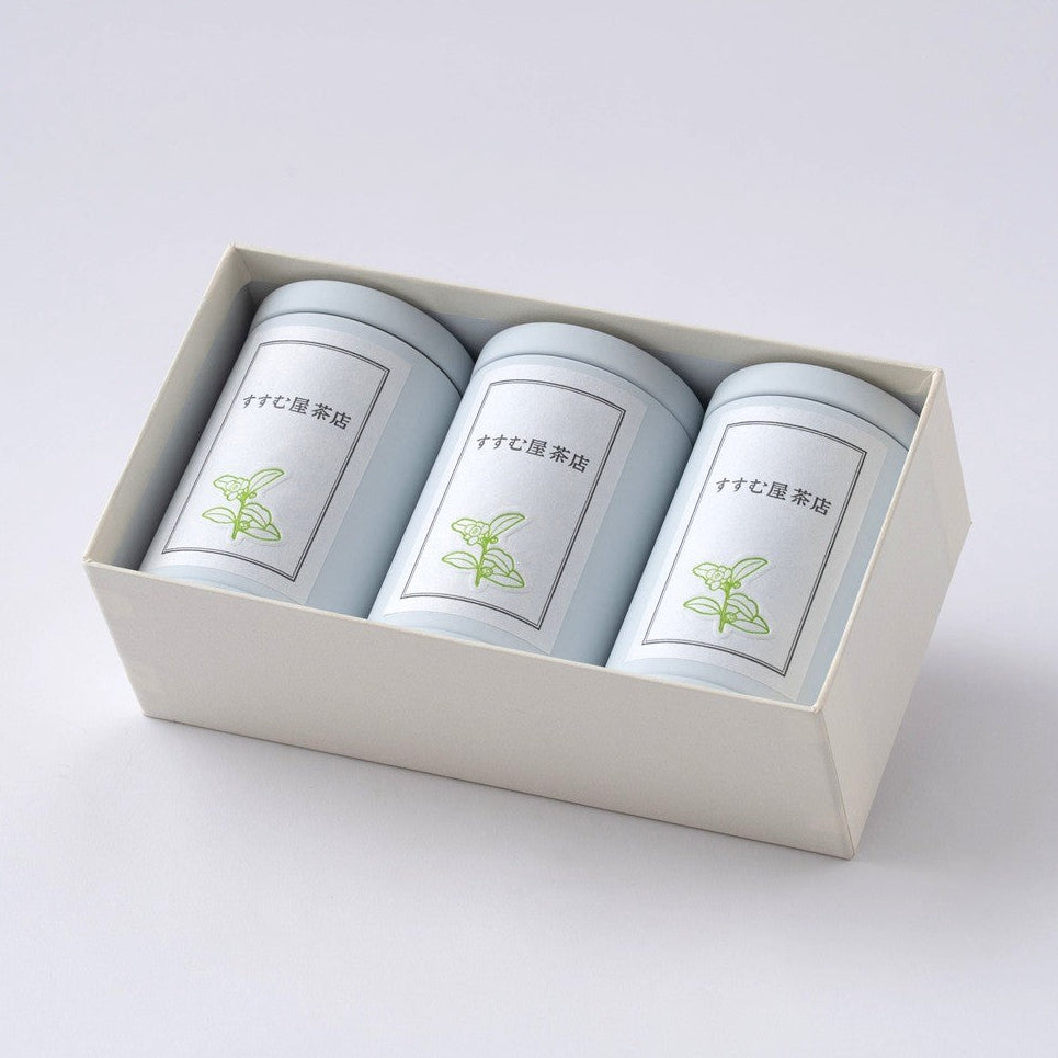 Susumuya Chaten Japanese Sencha Tasting Set<br>3 bottles