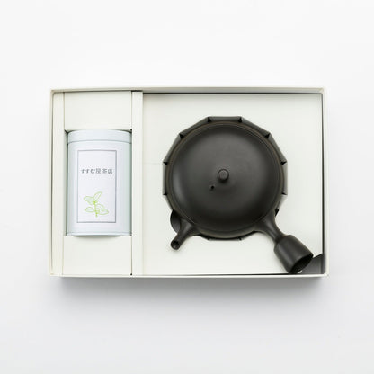 Susumu Chaten Kyusu Teapot & Japanese Sencha Set<br>Teapot / Sencha Set