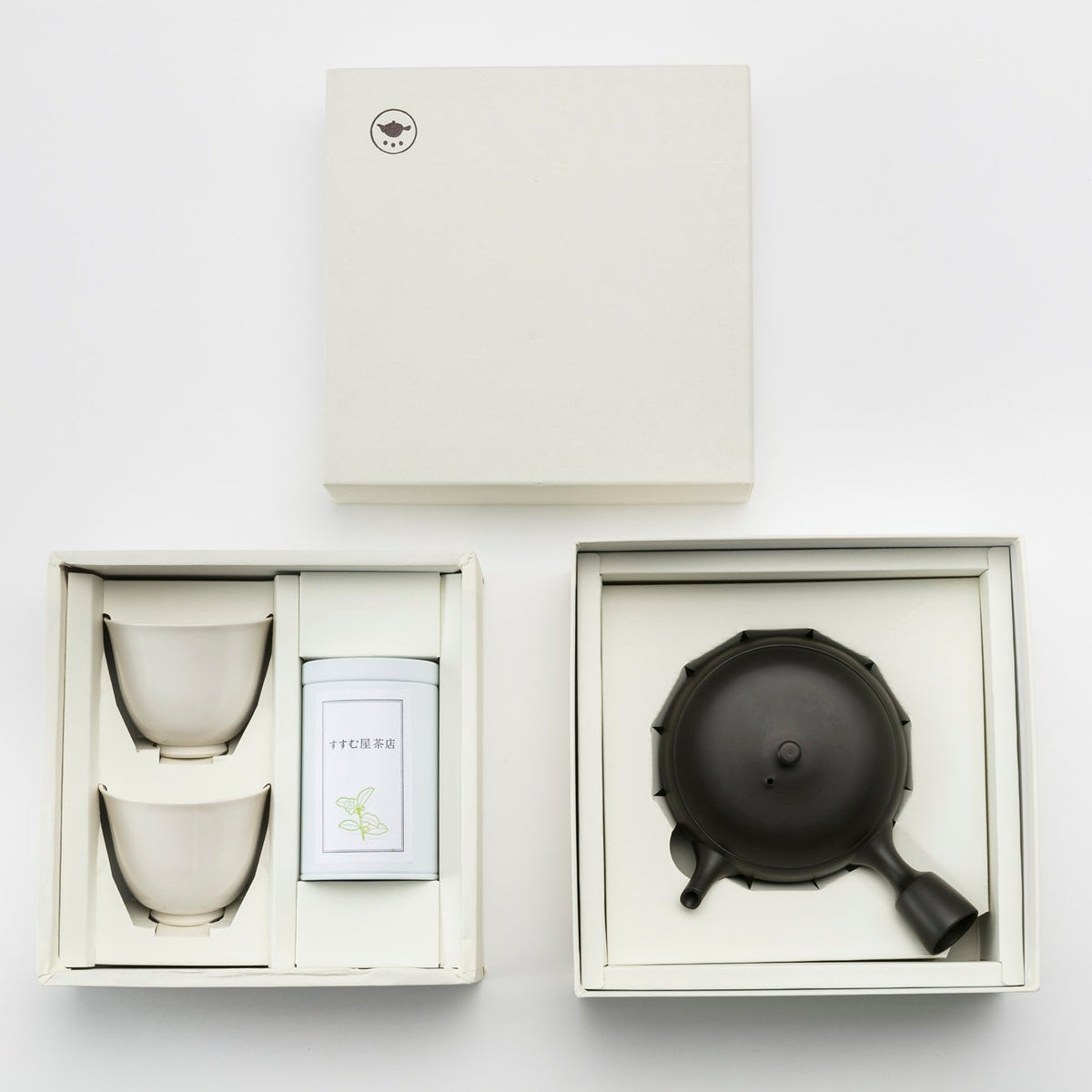 Susumu Chaten Kyusu Teapot & Japanese Sencha Set<br>Teapot / Cups / Sencha Set