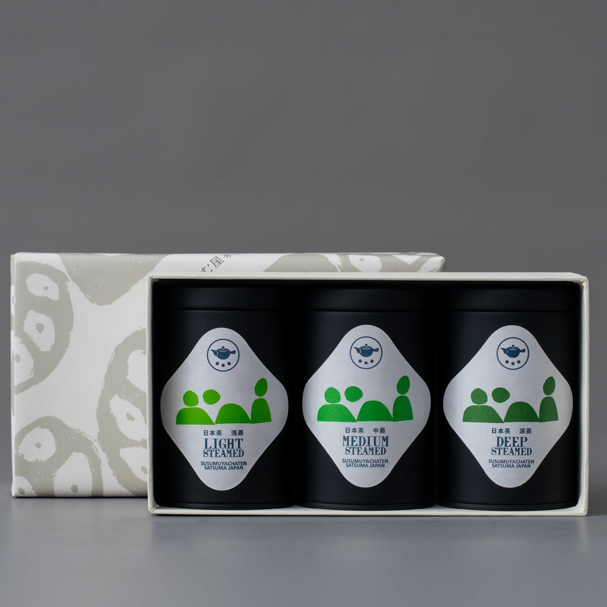 Premium Japanese Green Tea "HUMAN" <br>Tasting Set