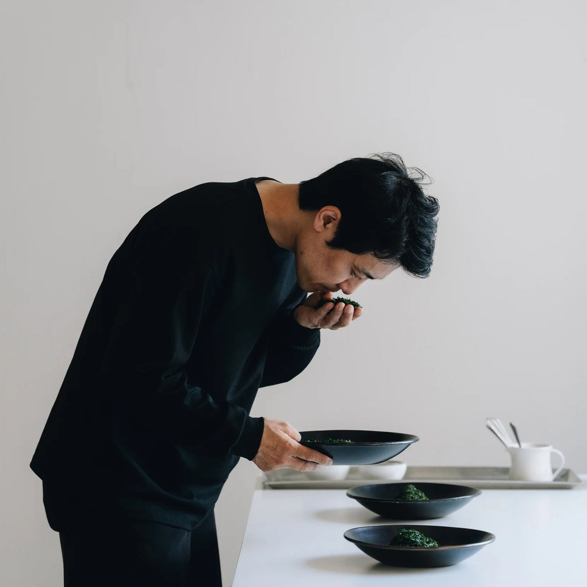 Each year, tea master Kotaro Shinbara judges hundreds of lots to find the finest leaf