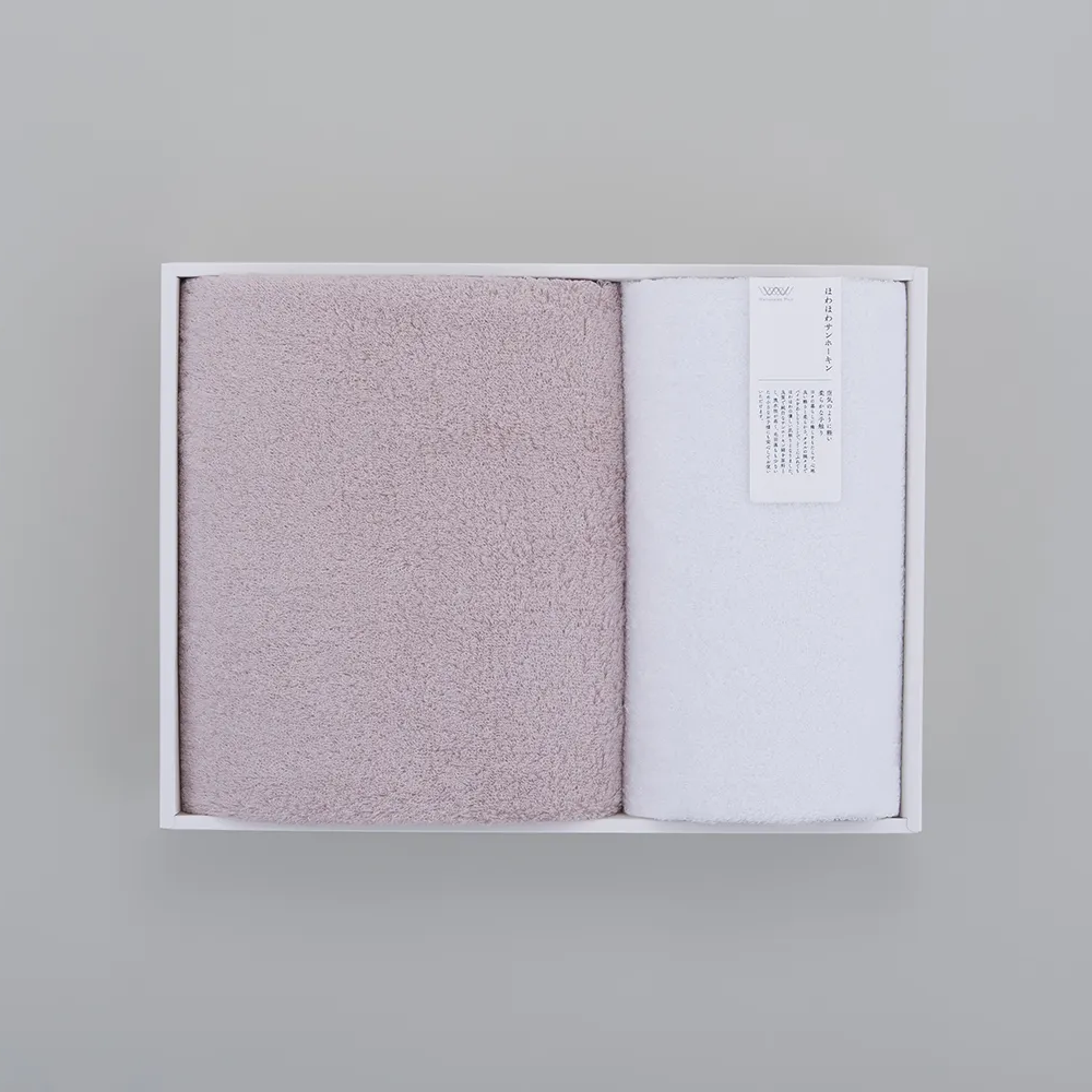 Watanabe Pile Imabari Towel Gift Set<br>Set B (1 Face Towel & 1 Bath Towel)