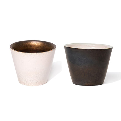 Zenemon Sakakura Hagi Ware Cup<br>Width 5.6 × depth 9 × height 7 cm / 2.2” × 3.5” × 2.8”