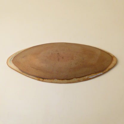 Galaxy Glaze Pottery Canoe shaped Dish