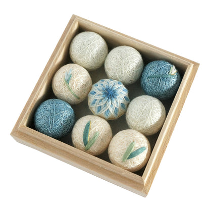 Scented Small Embroidery "Temari" Box - By Emotion International
