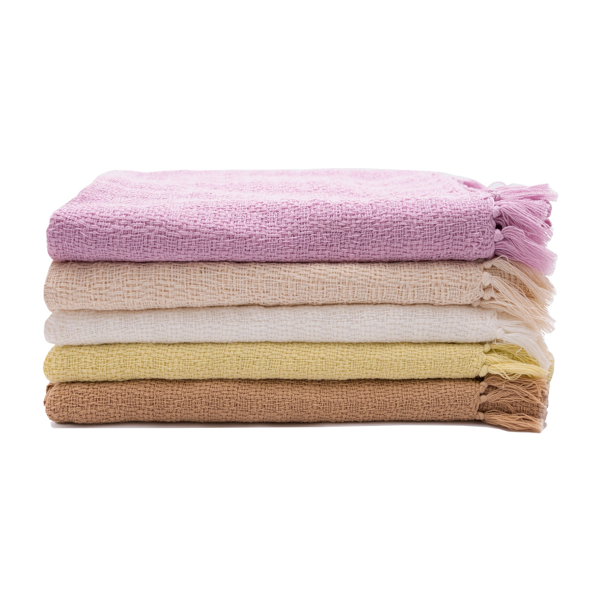5 colors of "fine" towels